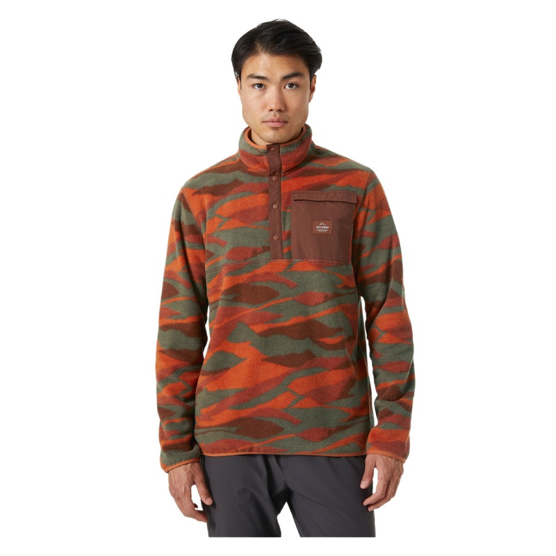 Men’s Maridalen Polar Fleece Sweater CANYON ICON PRINT L