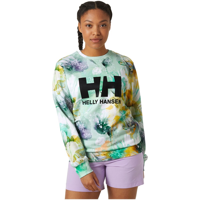 Women’s Logo Crew Fleece Sweatshirt JADE ERSA S