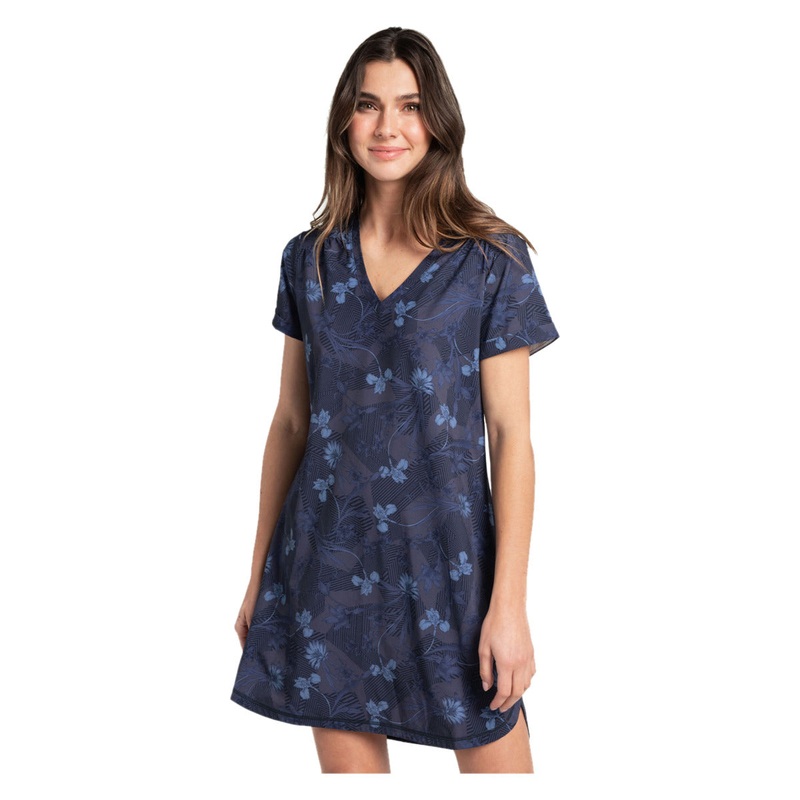 Women’s Momentum Short-Sleeved Dress ANATHEIA PEWTER XS