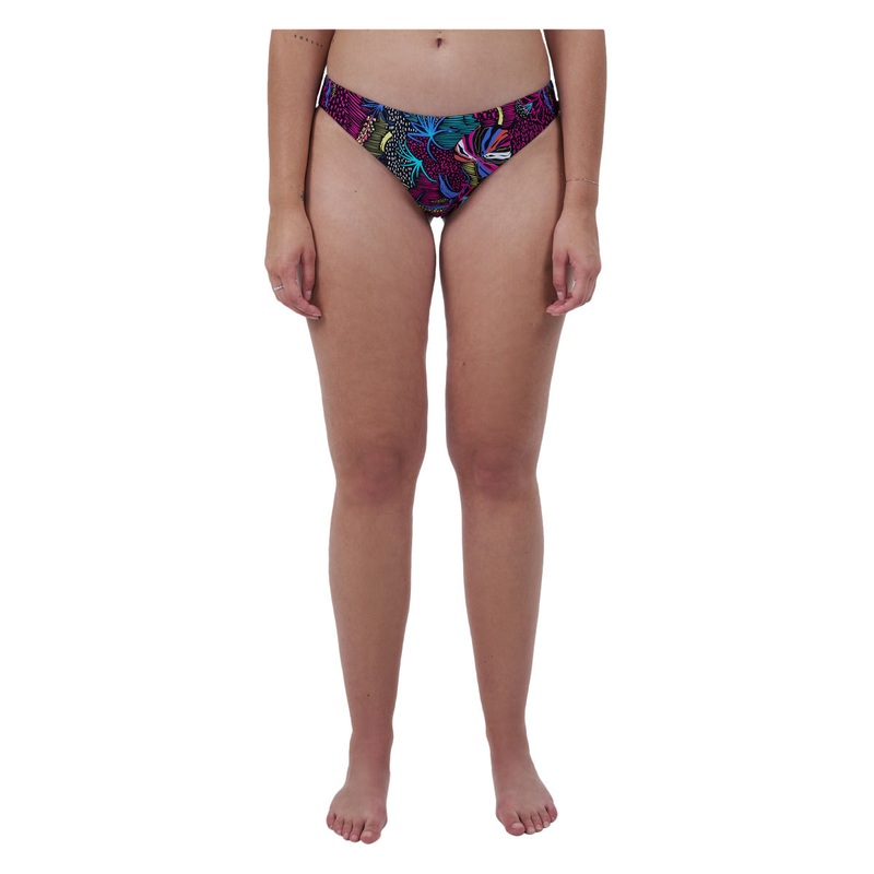 Women’s Shoreline Bikini Swimsuit Bottom PINK FLORAL MULTI XS