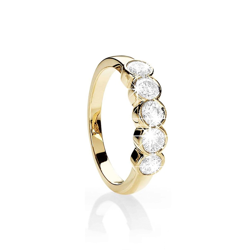 9ct gold 1ct diamond ring