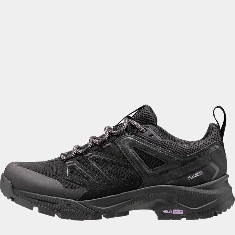 Helly Hansen Women’s Stalheim HELLY TECH Waterproof Hiking Shoes BLACK/LILAC 6.5