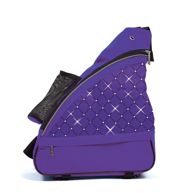 Jerrys Diamond Crystal Shoulder Skate Bag 5021 Purple