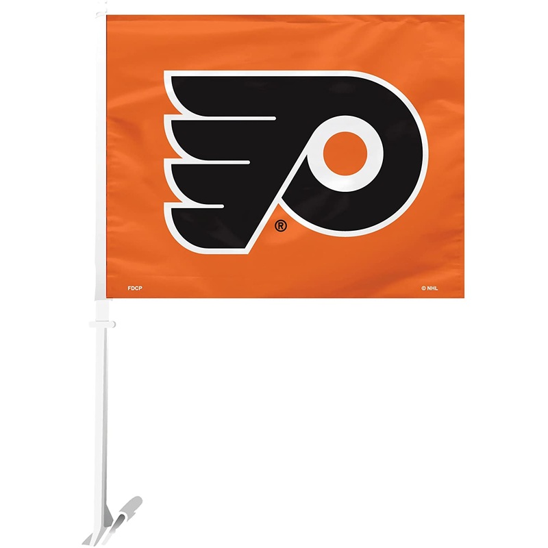 The Sports Vault NHL Philadelphia Flyers 2-Sided Car Flag Philadelphia Flyers