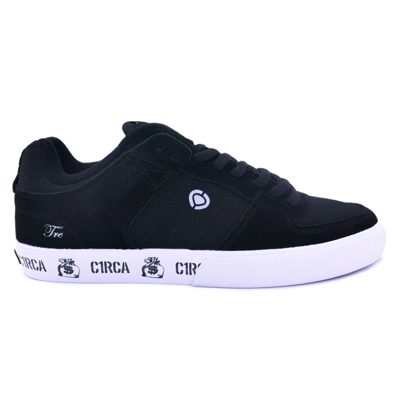 Tre 7 US (39 EU) Cow Suede/Canvas BKWT-BLACK/WHITE