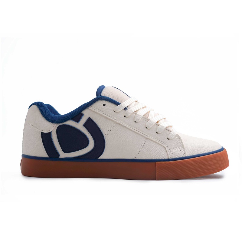 211 Vulc 8.5 US (41 EU) GARDENIA/BLUE PU LEATHER/MESH