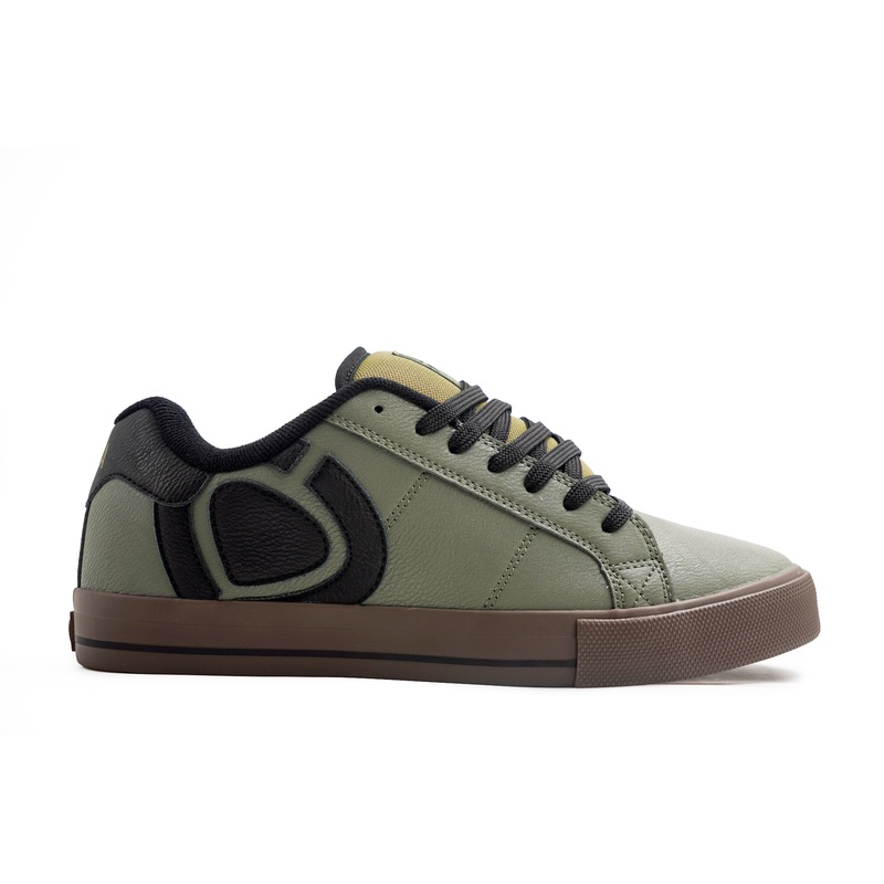 211 Vulc 8.5 US (41 EU) OLIVE/BLACK PU LEATHER/MESH
