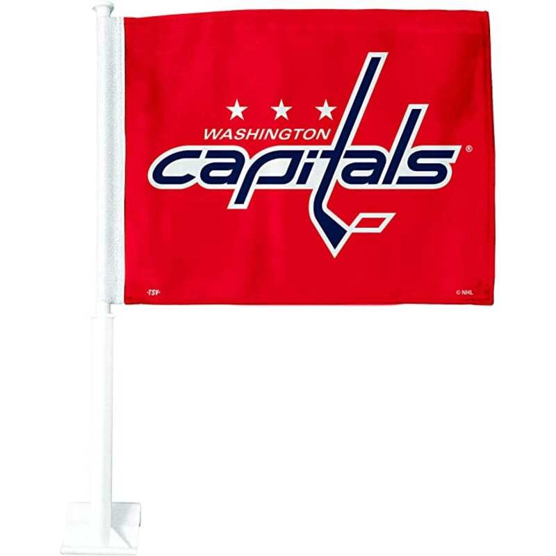 The Sports Vault NHL Washington Capitals 2-Sided Car Flag Red