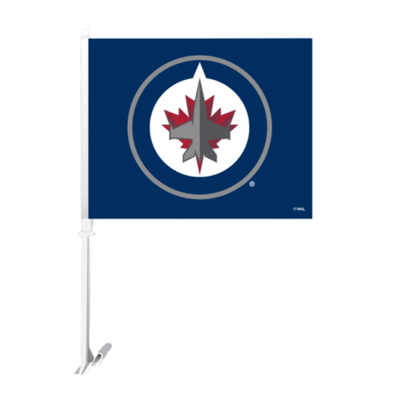 The Sports Vault NHL Winnipeg Jets 2-Sided Car Flag Winnipeg Jets