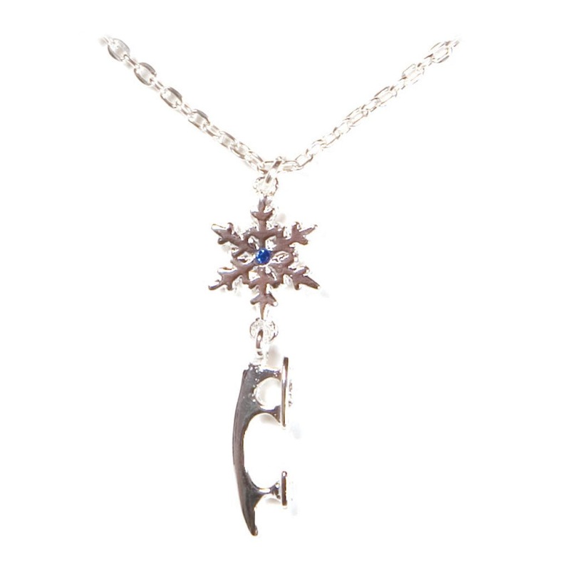 1288 Jerry’s Snowflake & Blade Necklace Blue