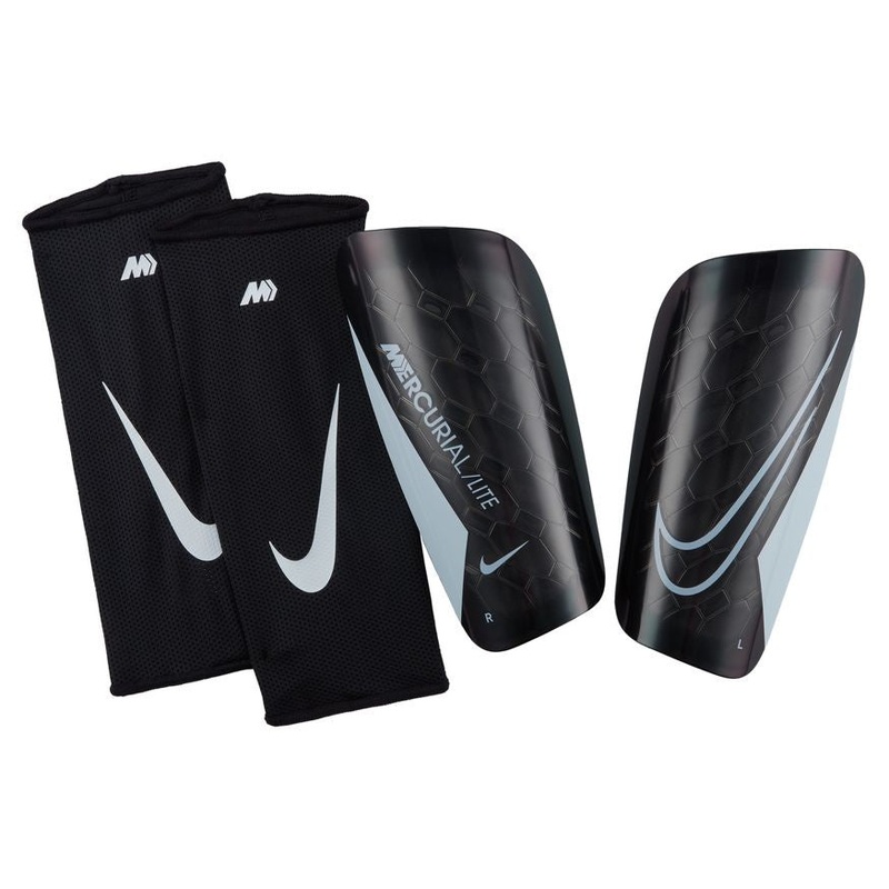 Mercurial Lite Shin Guards BLACK/WHITE XS