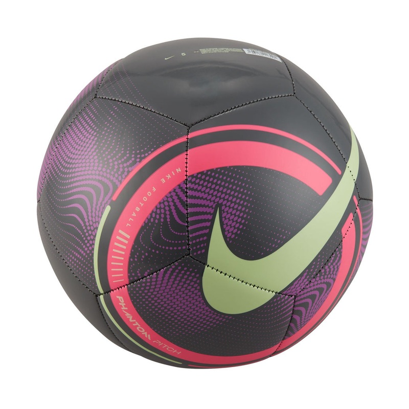 Phantom Pitch Soccer Ball GREY/PINK 3