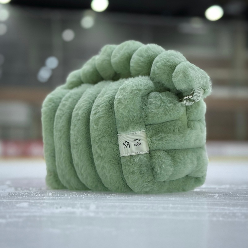 pistachio vanity bag