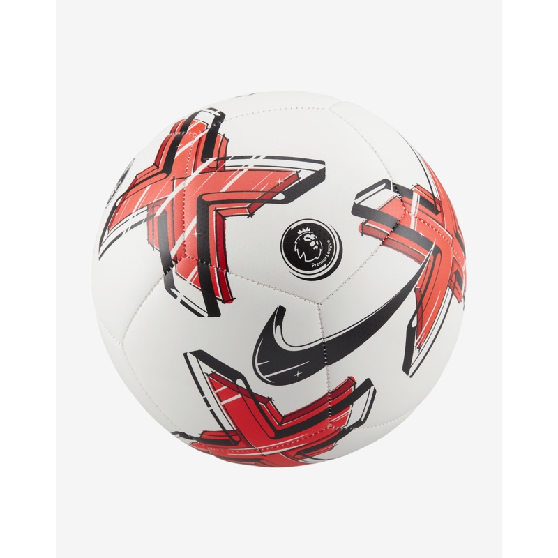 Premier League Pitch Soccer Ball 3 WHITE/BRIGHT CRIMSON/BLACK