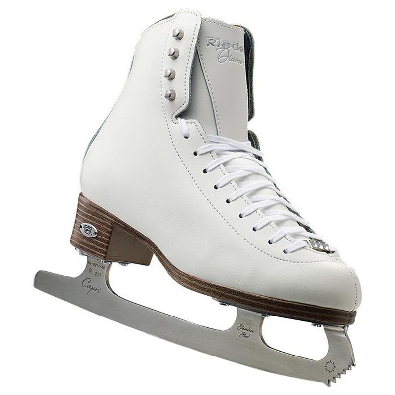 Riedell Women’s Diamond 133 Figure Skate 4 Medium White