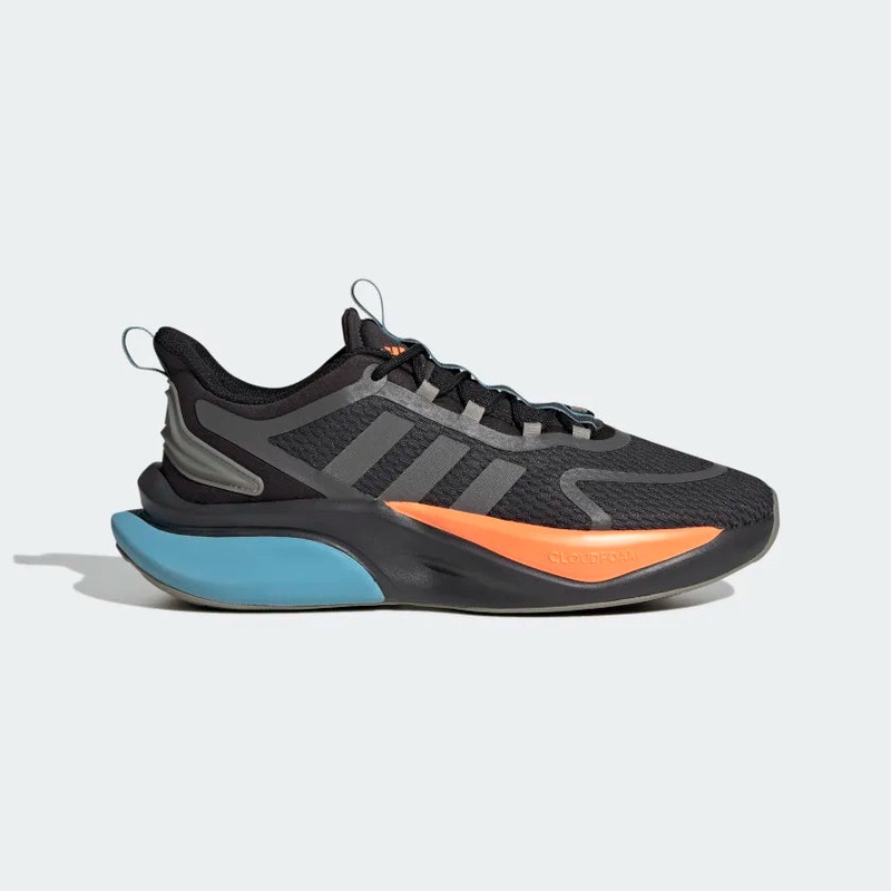 Men’s Alphabounce+ Sustainable Shoes CARBON/GREY FOUR/SCREAMING ORANGE 8