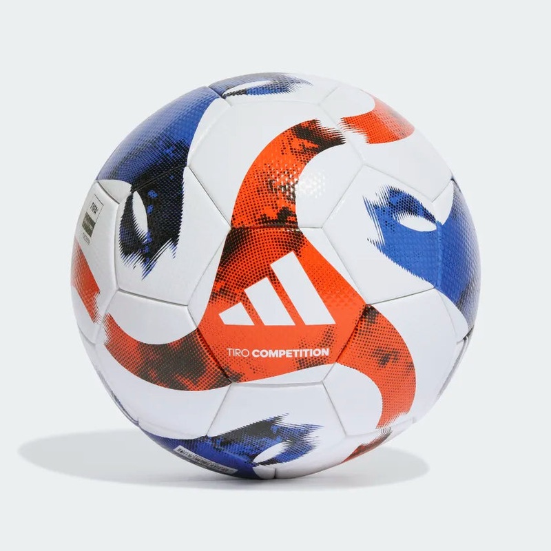 Tiro Competition Soccer Ball WHITE/BLACK/TEAM SOLAR ORANGE/ROYAL BLUE 5