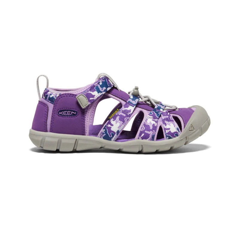 Big Kids’ Seacamp II CNX Sandals CAMO/TILLANDSIA PURPLE 1