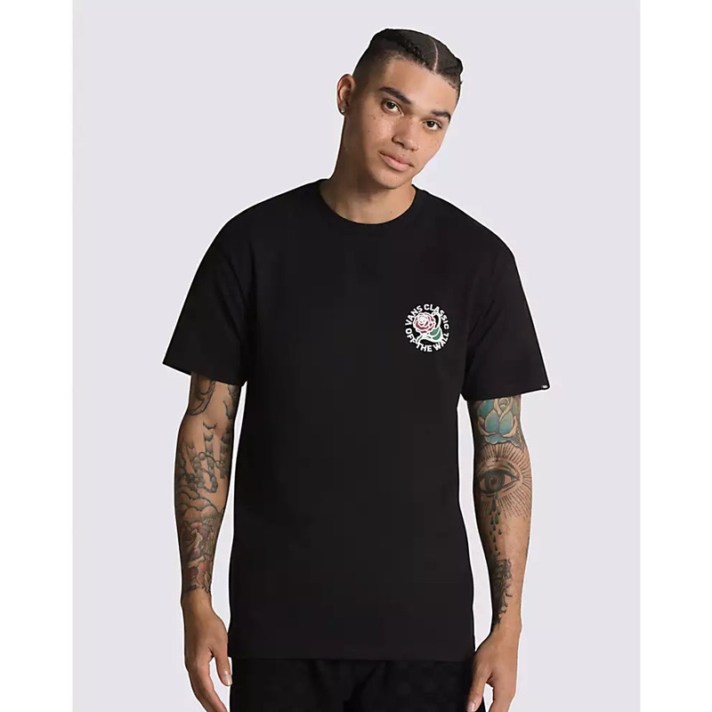 Men’s Tried And True Rose T-Shirt BLACK S