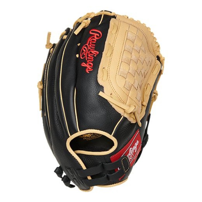 Player Preferred Softball Glove Black/Tan 13″ LEFT HAND THROW