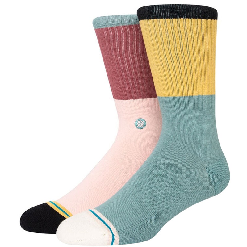 Men’s Blocked Crew Socks MULTI M
