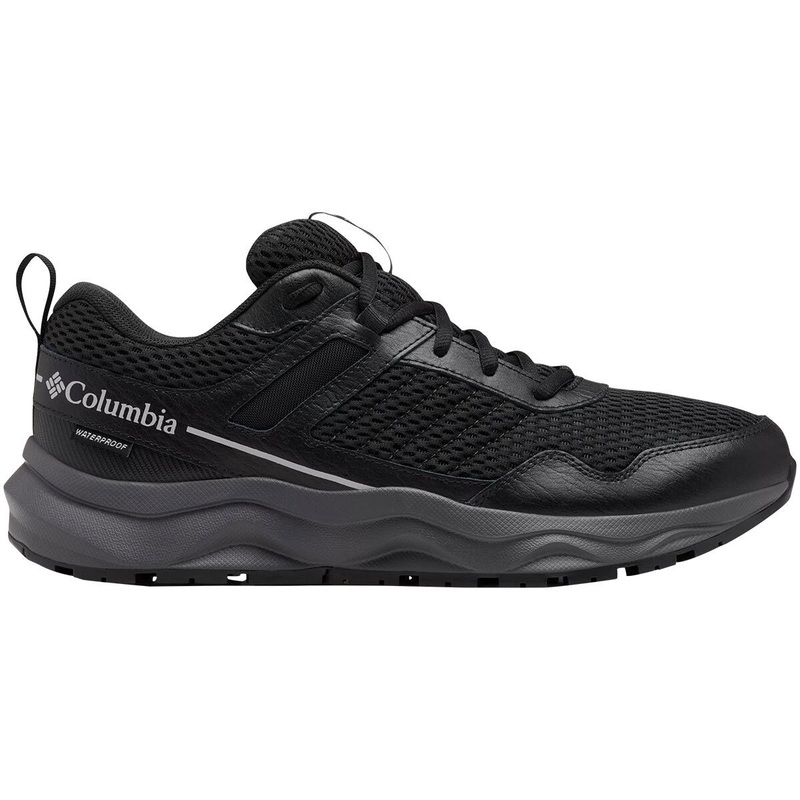 Men’s Plateau Waterproof Wide Walking Shoes BLACK 8