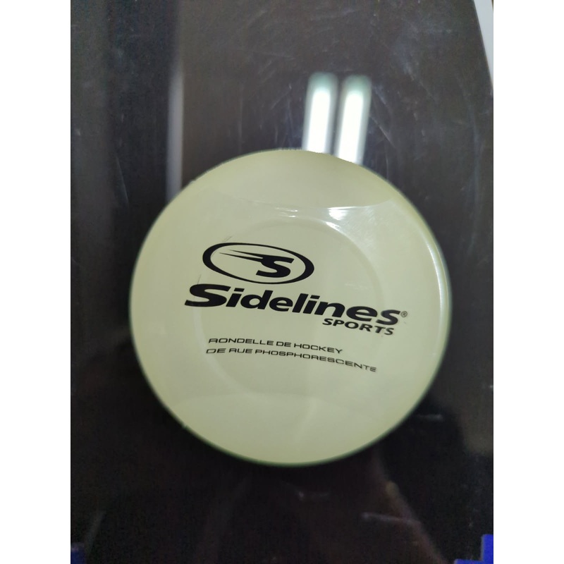SIDELINES SPORTS STREET HOCKEY PUCK – GLOW IN THE DARK