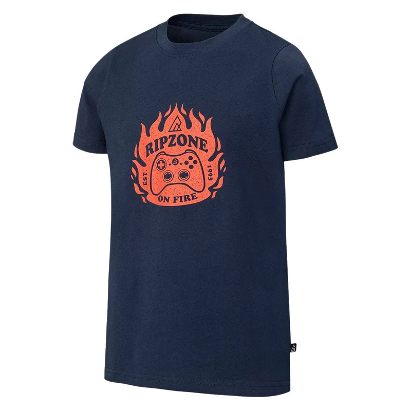 Boy’s Carsten Graphic Jr. T-Shirt BLACK IRIS S