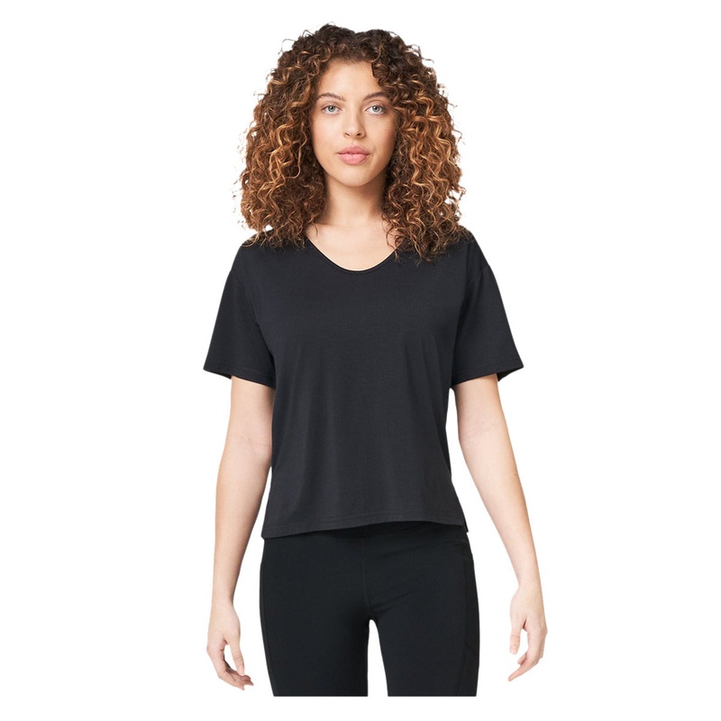 Women’s Friday Modal Minimal T-Shirt BLACK XS