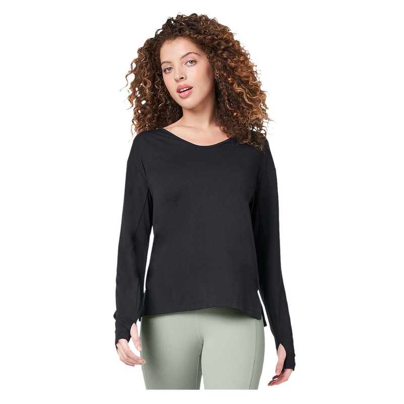 Women’s Minimal Friday Training Long-Sleeved Shirt BLACK XS
