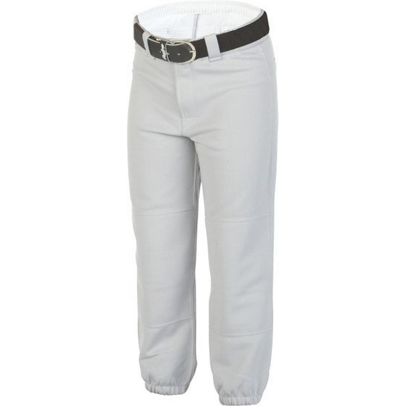 Youth Pull Up Baseball Pants GREY XS