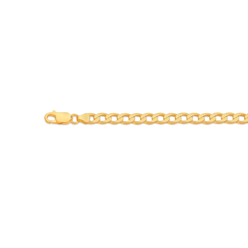 9ct gold curb bracelet