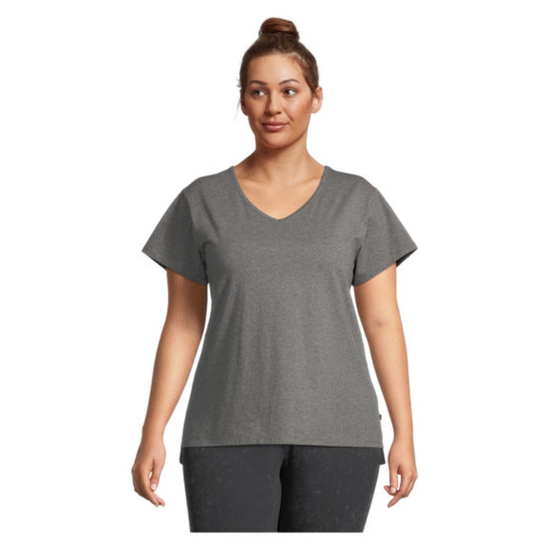 Hart V Neck Women’s Tee GREY S
