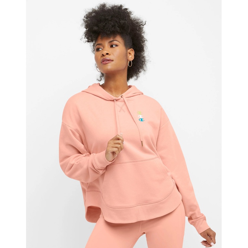 Women’s Campus French Terry Hoodie PINK STAR XS