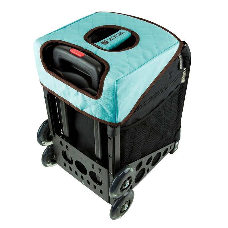 Zuca Turquoise/Brown Seat Cover