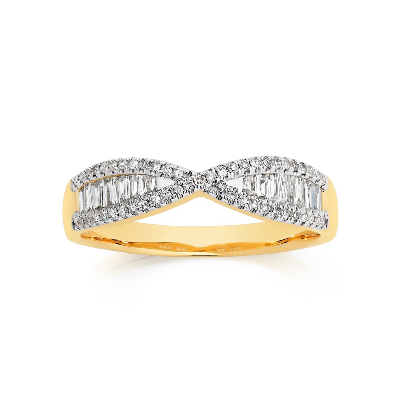 9ct 0.40ct diamond ring