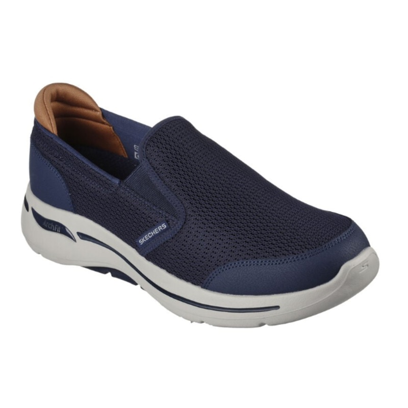 GO WALK Arch Fit – Robust Comfort Men’s Shoe NAVY 8.0