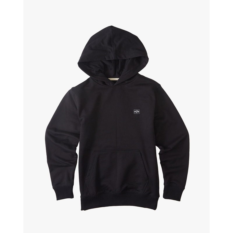 Boy’s All Day Organic Pullover Hoodie BLACK XS