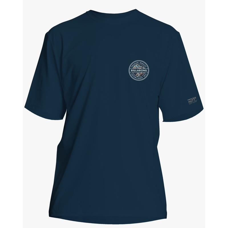 Boy’s Rotor UPF 50 Short Sleeve Surf Tee NAVY S