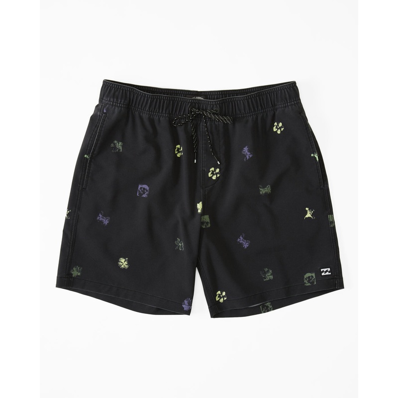 Men’s Sundays Layback 17″ Boardshorts BLACK S