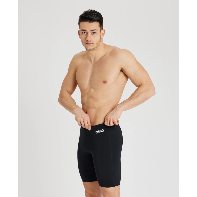 Men’s Team Swim Jammer Solid BLACK 26
