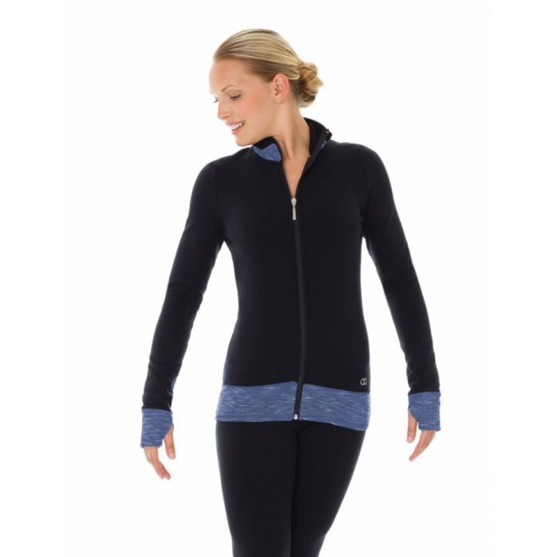 MD4486 Mondor Polartec Royal Blue Black Jacket Child 6-7 Royal Blue/Black