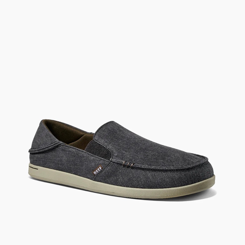 Men’s Cushion Matey Washed Canvas Slip-On Shoes LAVA ROCK 8