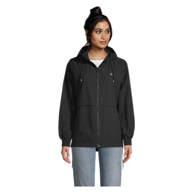 Women’s Capilano Windbreaker Hooded Jacket BLACK BEAUTY M