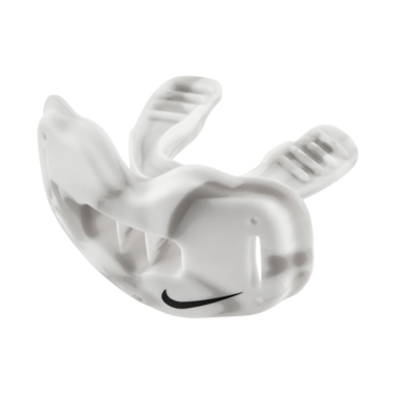 Alpha Football Junior Lip Protector Mouth Guard BLACK/WHITE YOUTH