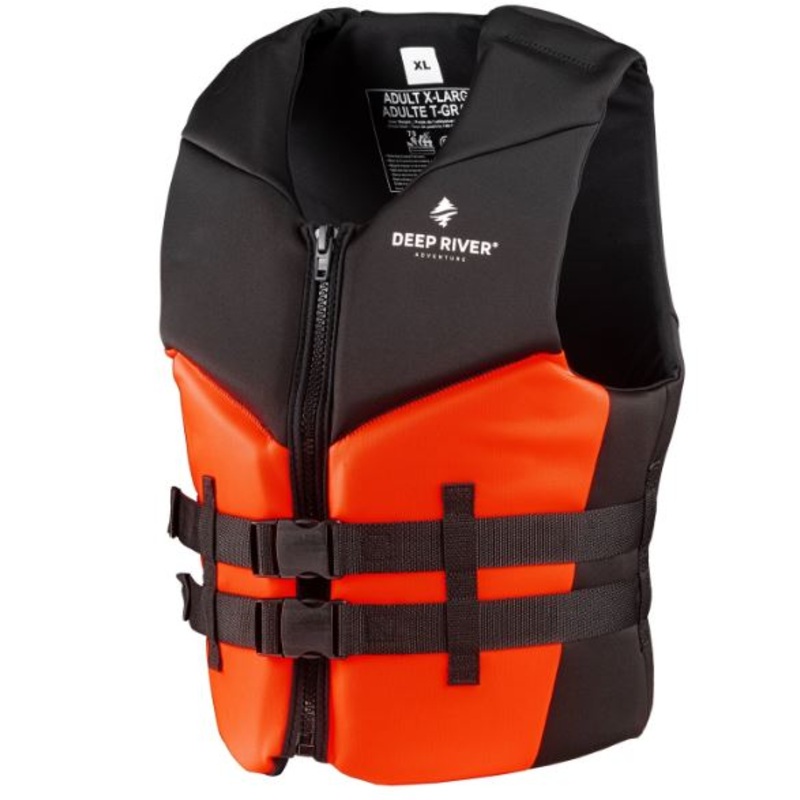 Deep River PFD Vest Junior BLACK/ORANGE OS
