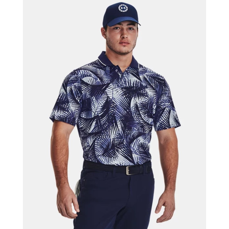 Men’s Iso-Chill Graphic Palm Polo MIDNIGHT NAVY M