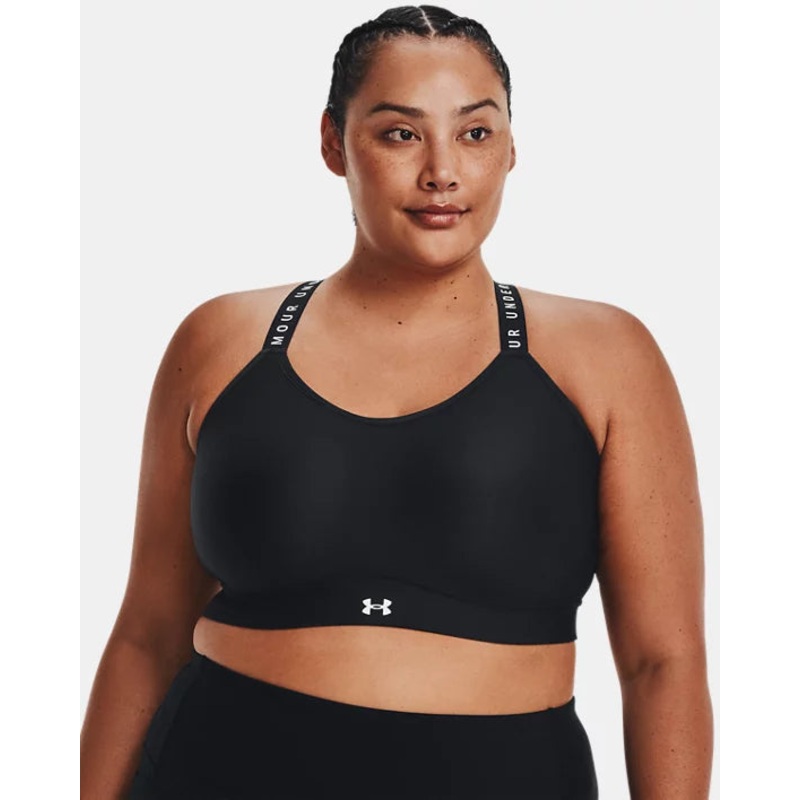 Women’s Infinity Mid Covered Sports Bra BLACK/WHITE 1X