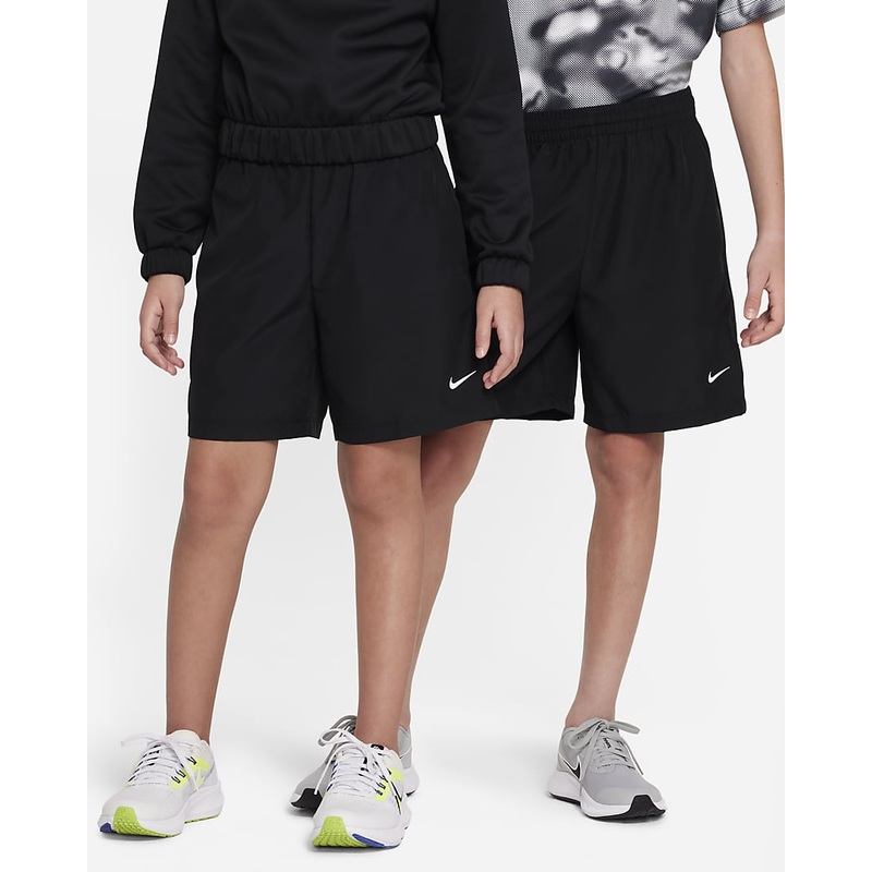 Big Kids’ Multi Dri-FIT Training Shorts BLACK/WHITE XS