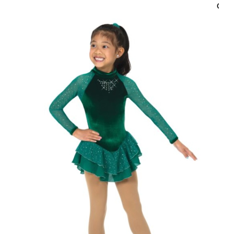 J672/22 Starshine Dress in Royal blue, Emerald and Black Royal blue Child 6-8